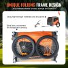 VEVOR Dog Bike Trailer, Supports up to 66 lbs, Pet Cart Bicycle Carrier, Easy Folding Frame with Quick Release Wheels, Universal Bicycle Coupler, Refl
