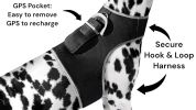 Android Phone Compatible Dog Tracking GPS Collar Mount Portable Device Size:S