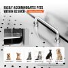 VEVOR 62" Pet Dog Bathing Station w/Stairs, Professional Stainless Steel Dog Grooming Tub w/ Soap Box, Faucet,Rich Accessory,Bathtub for Large,Medium,
