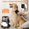 Dog Grooming Kit, Pet Hair Vacuum and Dog Dryer with 5 Pet Grooming Tools, 600w Dog Grooming Vacuum with 3L Dust Cup Dog Clippers, Low Noise Pet Groom